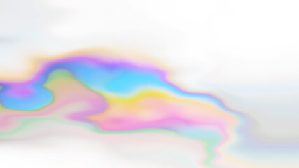 Abstract trendy iridescent wallpaper. Colorful marble illustration. Painting holographic background. Not trace, include mesh gradient. Vector EPS10