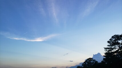 Dramatic cloud formation
