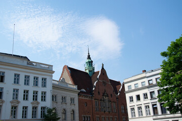 old town hall in luebeck germany