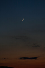 moon and clouds