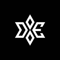 OE monogram logo with star shape and luxury style