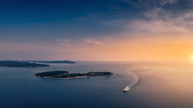 the island of Saint Jerolim, an amazing place for vacation and relaxation