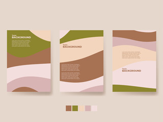 Vector set abstract geometric pattern background for business brochure cover design. Vector flyer template layout design.For business brochure, poster, annual report, leaflet, magazine or book cover. 