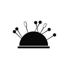 needle holder vector icon