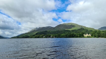 lake in the mountains