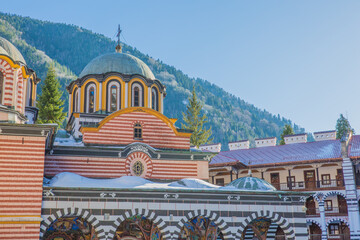 Rila Monastery in the Mountains of Bulgaria