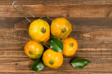 Fresh mandarin oranges