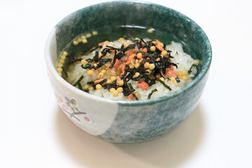 熱々鮭茶漬け