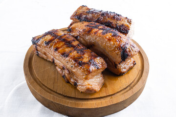delicius pork meat lucnh time
