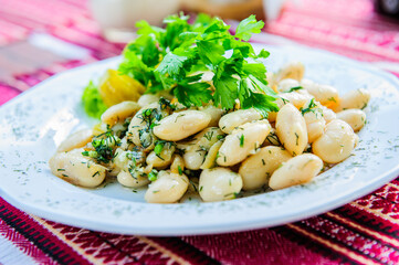 White bean cannellini salad.