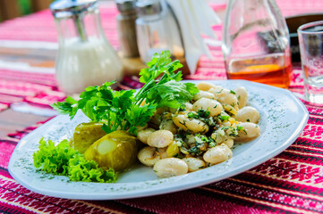 White bean cannellini salad.