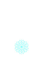 snowflake blue on white background winter snow new year Christmas