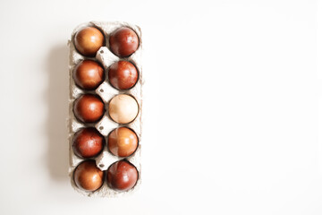 painted red eggs, Easter holiday