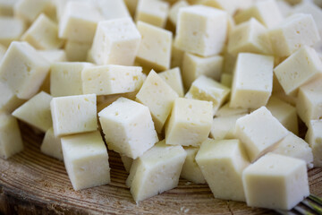 diced cheese