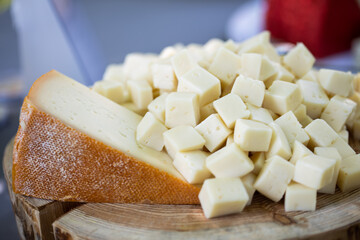 diced cheese