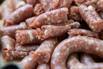 raw sausage