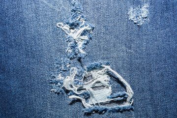 Background of darned jeans in high quality