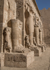 Ancient remains in the Temple of Luxor, Luor