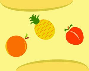 Ilustración Textura Frutas dibujo