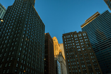 Fototapeta na wymiar Chicago skyscrapers.