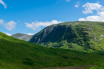Fototapeta premium high mountain landscape