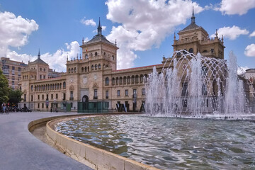 Cavalry Academy Palace in Valladolid city. This monument is in the center of the city of Valladolid. Castilla y Leon. Spain.
