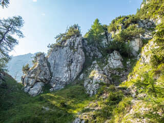 Seebensee and Drachensee near Ehrwald in Tyrol