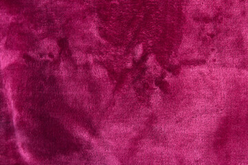 Pink velvet texture fabric background