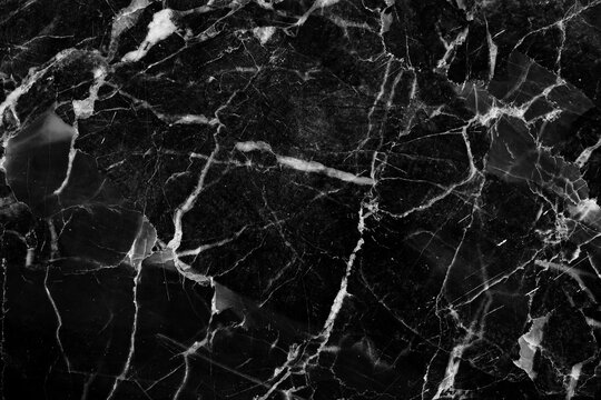 White patterned detailed structure of black and white marble texture background for product design.