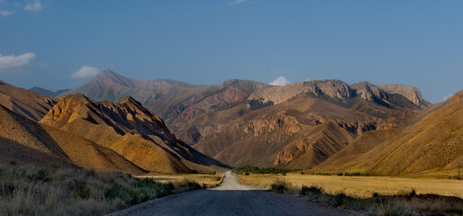Kyrgyzstan. The North-Eastern section of the Pamir highway between the city of Osh and the border with Tajikistan
