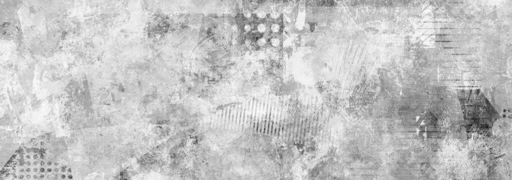 texturen geometrisch grau schwarz wei&szlig; banner