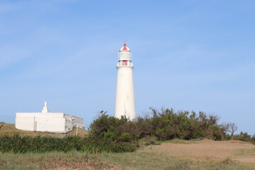 Fototapeta na wymiar External view of La Paloma Lighthouse