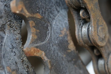 bicycle gear and chain