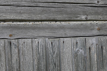 texture of a gray solid wood wall.