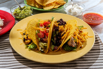 Mexican Chicken Tacos Toppings