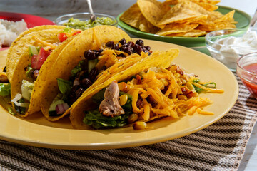 Mexican Chicken Tacos Toppings