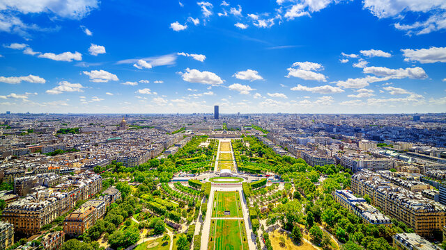 view from eiffel tower