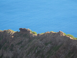 View from outdoor hiking on Koko Head creator, Hawaii