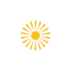 sun ilustration logo