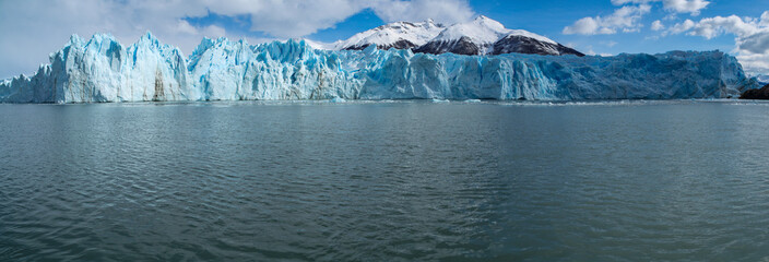 panoramic landscape of the Perito Moreno Glacier is a glacier located in the Los Glaciares National...