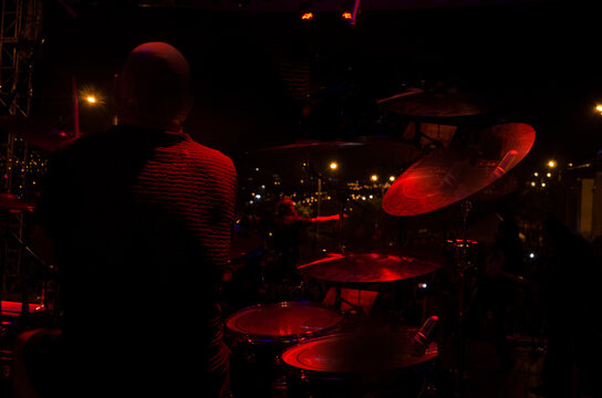 baterista tocando