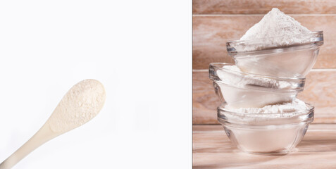 Baking soda, Sodium bicarbonate - text space