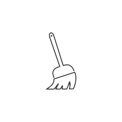 Broom cleaning  icon vector design