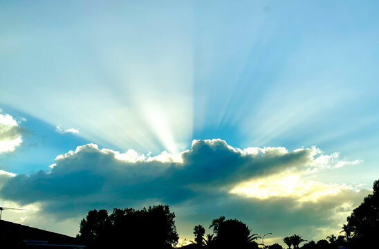 sun and clouds