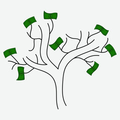 Tree on which grow dollars