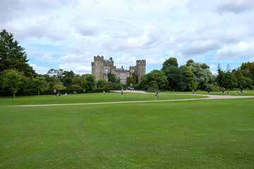 Fototapeta premium Dublin - August 2019: view of Malahide castle