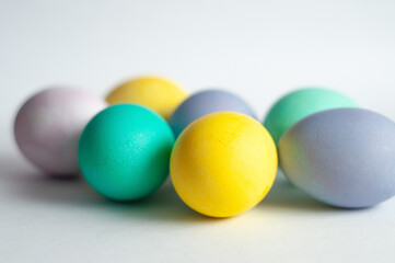 colorful easter eggs