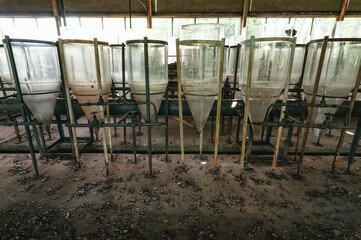 Laboratory of Hydrobiology animal building in Pripyat, Chernobyl exclusion Zone. Chernobyl Nuclear...
