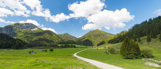 Alps Röthelmoosalmen near Ruhpolding