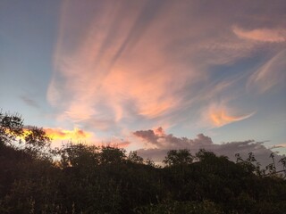 fire in the clouds